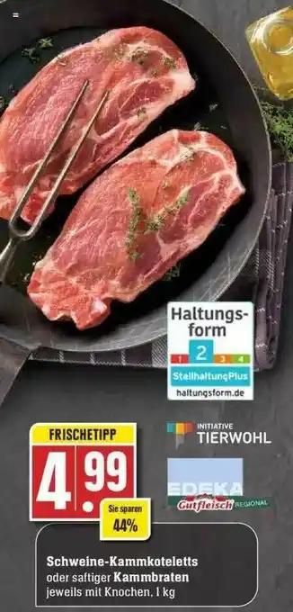 Edeka Schweine-kammkoteletts Oder Kammbraten Angebot