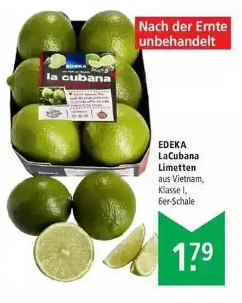 Marktkauf Edeka LaCubana Limetten Angebot