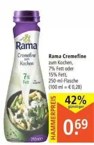 Marktkauf Rama Cremefine Angebot