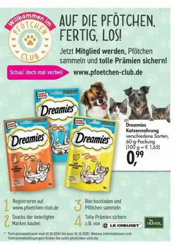 Marktkauf Dreamies Katzennahrung Angebot