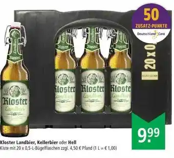 Marktkauf Kloster Landbier, Kellerbier Oder Hell Angebot