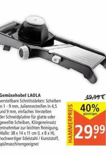 Marktkauf Gemüsehobel Laola Angebot