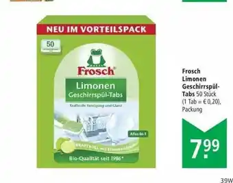 Marktkauf Frosch Limonen Geschirrspül-tabs Angebot