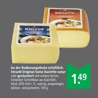 Marktkauf Straehl Original Swiss Raclette Natur Oder Geräuchert Angebot