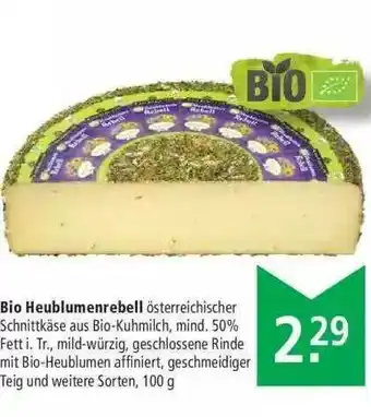 Marktkauf Bio Heublumenrebell Angebot