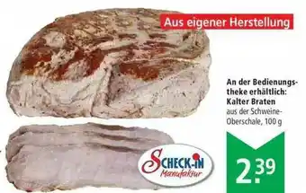 Marktkauf Kalter Braten Scheck-in Angebot