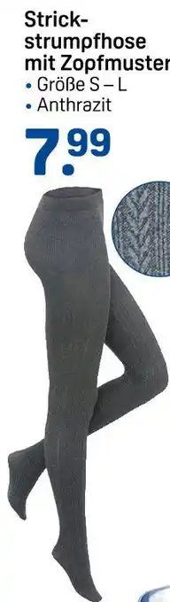 Rossmann Strickstrumpfhose mit zopfmuster Angebot