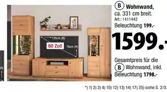 Zurbrüggen Wohnwand Angebot