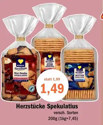 Aktiv Irma EDEKA Herzstücke Spekulatius Angebot