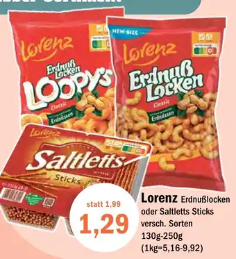 Aktiv Irma Lorenz Erdnuẞlocken oder Saltletts Sticks Angebot