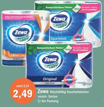Aktiv Irma Zewa Wisch&Weg Haushaltstücher Angebot