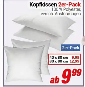 CENTERSHOP Kopfkissen 2er-Pack Angebot
