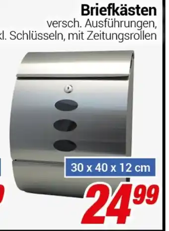 CENTERSHOP Briefkästen Angebot