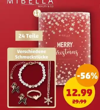 PENNY Mibella modeschmuck-adventskalender Angebot