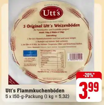 Edeka Utt's flammkuchenböden Angebot
