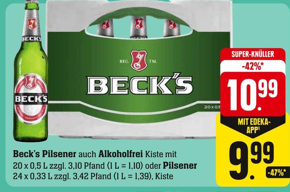 Erstaunlich Edeka Becks Angebot Fotos