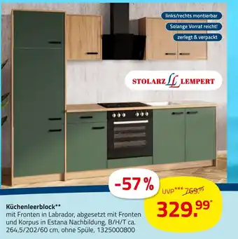 ROLLER Stolarz lempert küchenleerblock Angebot