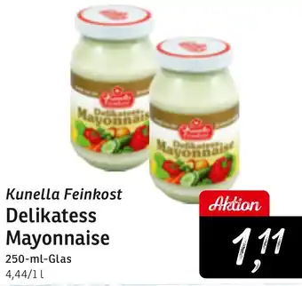 KONSUM Kunella Feinkost Delikatess Mayonnaise Angebot