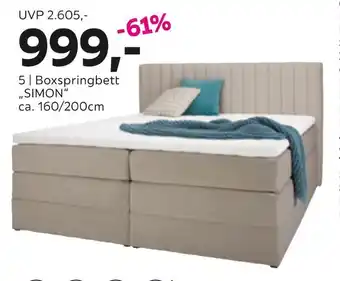 Mömax Boxspringbett „simon“ Angebot