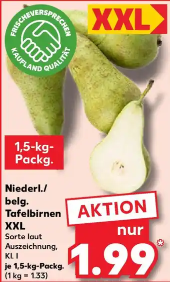 Kaufland Niederl./ belg. Tafelbirnen XXL Angebot