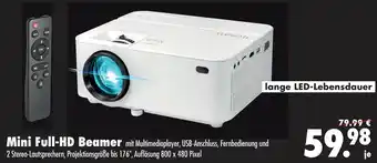 Mäc Geiz Mini Full-HD Beamer lange LED-Lebensdauer Angebot