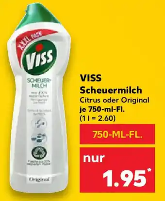 Kaufland VISS Scheuermilch Citrus oder Original Angebot