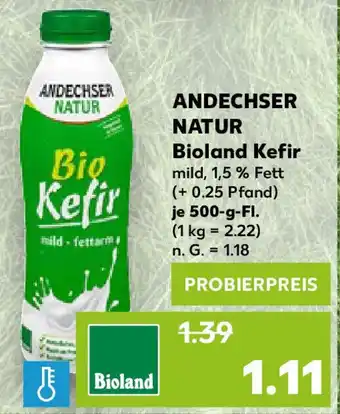 Kaufland ANDECHSER NATUR Bioland Kefir Angebot