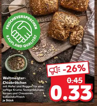 Kaufland Weltmeister- Chiabrötchen Angebot