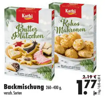 Mäc Geiz Kathi Butter Plätzchen, Kokos Makronen Backmischung 260-400 g, versch. Sorten Angebot