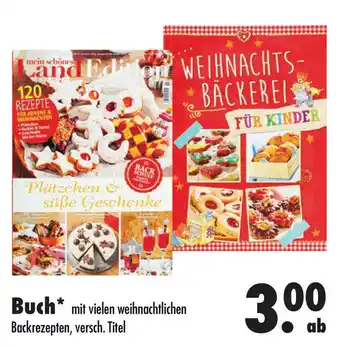 Mäc Geiz Buch* mit vielen weihnachtlichen Backrezepten Angebot