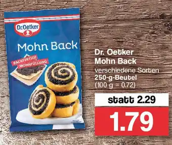 Famila Nord West Dr. Oetker Mohn Back Angebot