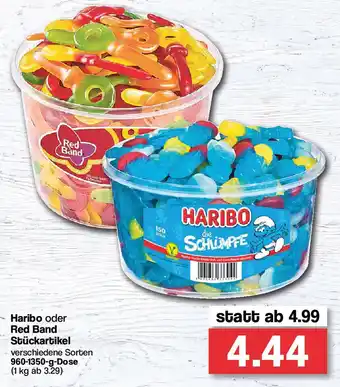 Famila Nord West Haribo oder Red Band Stückartikel Angebot