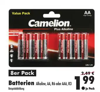 Mäc Geiz Camelion 8er Pack Batterien Alkaline Angebot