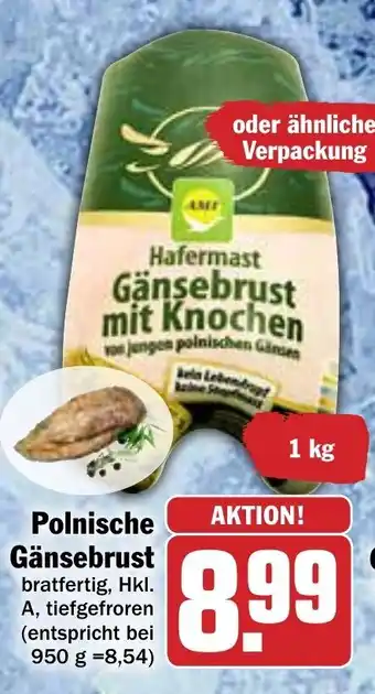 Hit Polnische Gänsebrust 1kg Angebot