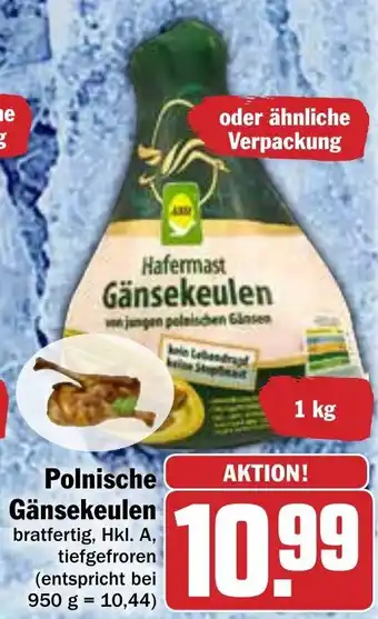 Hit Polnische Gänsekeulen 1kg Angebot