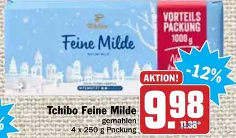 Hit Tchibo Feine Milde 4x250g Angebot