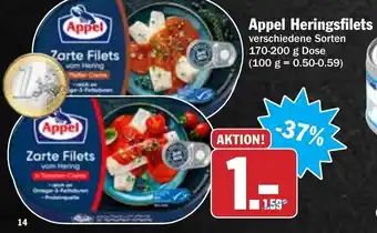 Hit Appel Heringsfilets 170-200g Angebot