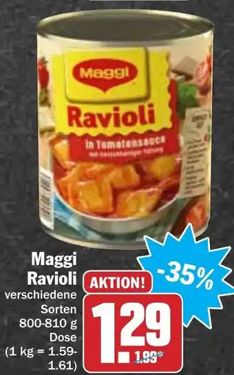 Hit Maggi Ravioli 800-810g Angebot