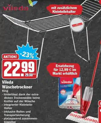 Hit Vileda Wäschetrockner King Angebot