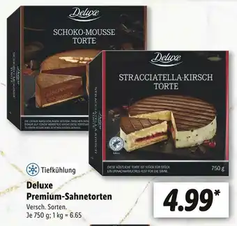 Lidl Deluxe premium-sahnetorten Angebot