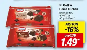 Lidl Dr. oetker kleine kuchen Angebot