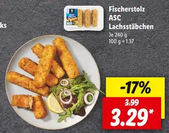 Lidl Fischerstolz lachsstäbchen Angebot