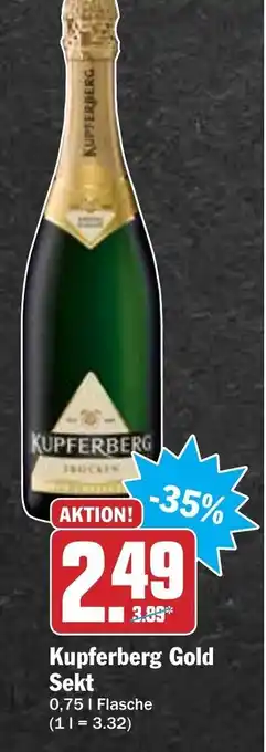 Hit Kupferberg Gold Sekt 0,75L Angebot