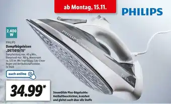 Lidl Philips dampfbügeleisen „dst5010/15“ Angebot