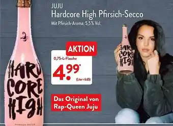 Aldi Nord Juju Hardcore High Pfirsich-secco Angebot