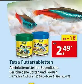 Fressnapf Tetra Futtertabletten Angebot