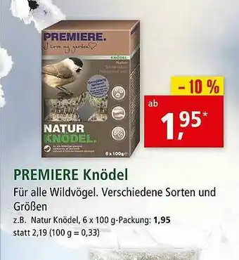 Fressnapf Premiere Knödel Angebot