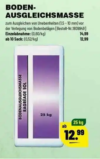 Leitermann Baumarkt Boden Ausgleichsmasse Angebot