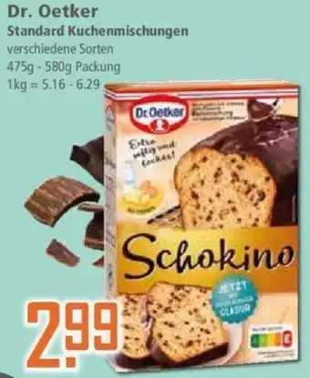 Klaas und Kock Dr. Oetker Standard Kuchenmischungen Angebot