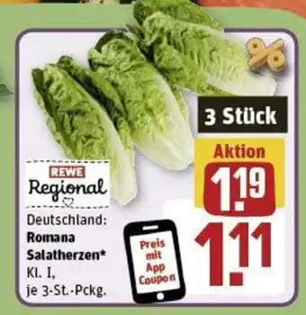 REWE Deutschland: Romana Salatherzen Angebot